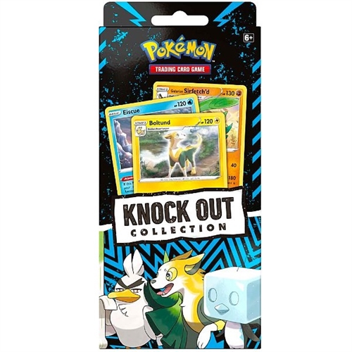 Pokemon Knock Out Collection (Boltund, Eiscue og Galarian Sirfetch'd) - Pokemon kort